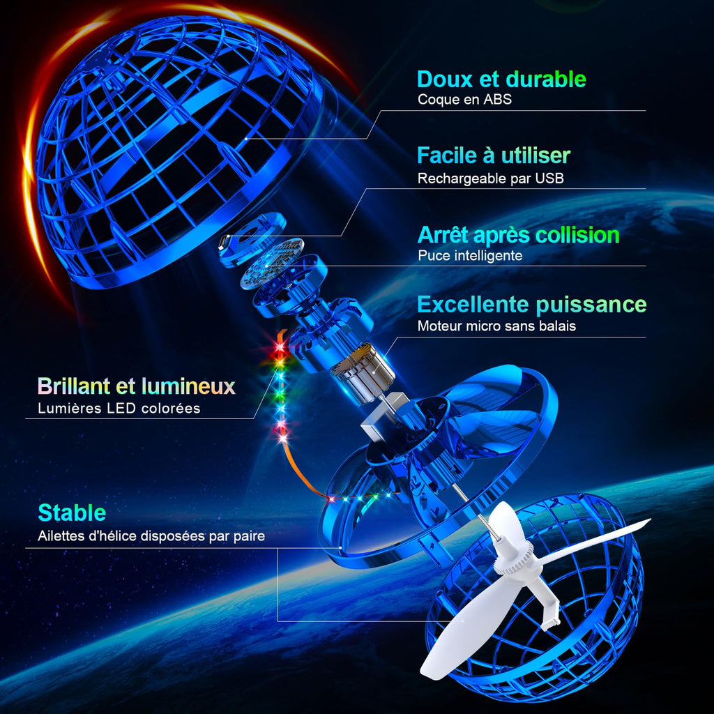 الكرة المضيئة السحرية✨ لعبة تُحرّك طفلك وتُطلق خياله